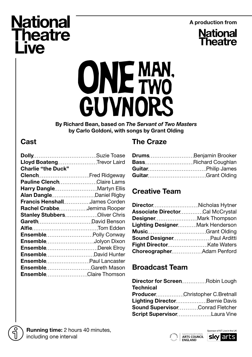 Download the Cast List