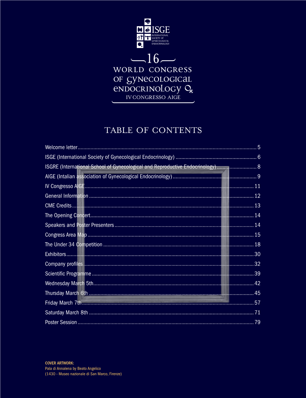 Table of Contents