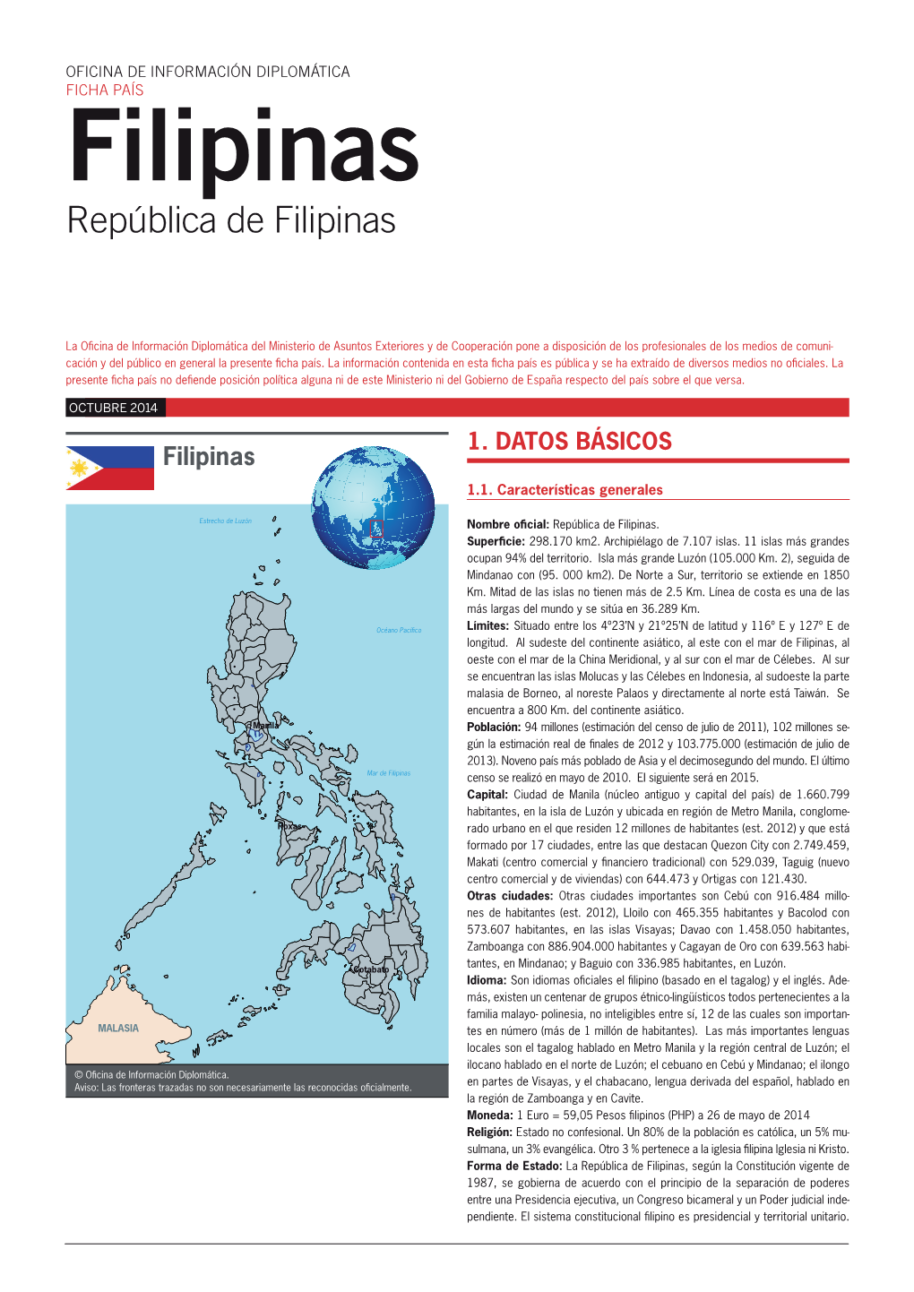 Filipinas República De Filipinas