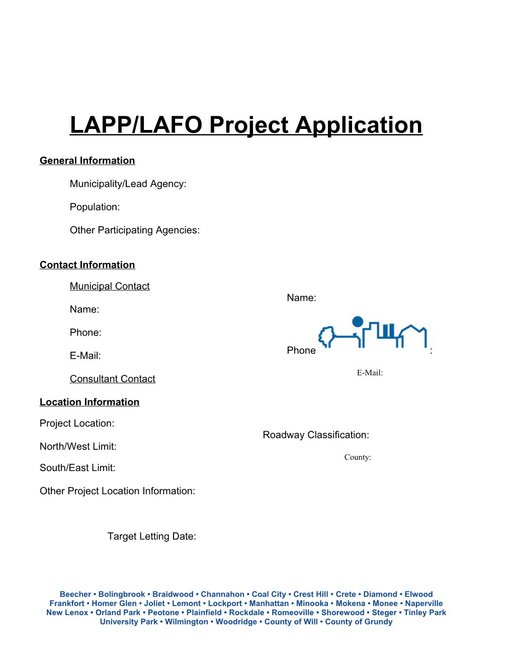 LAPP/LAFO Project Application