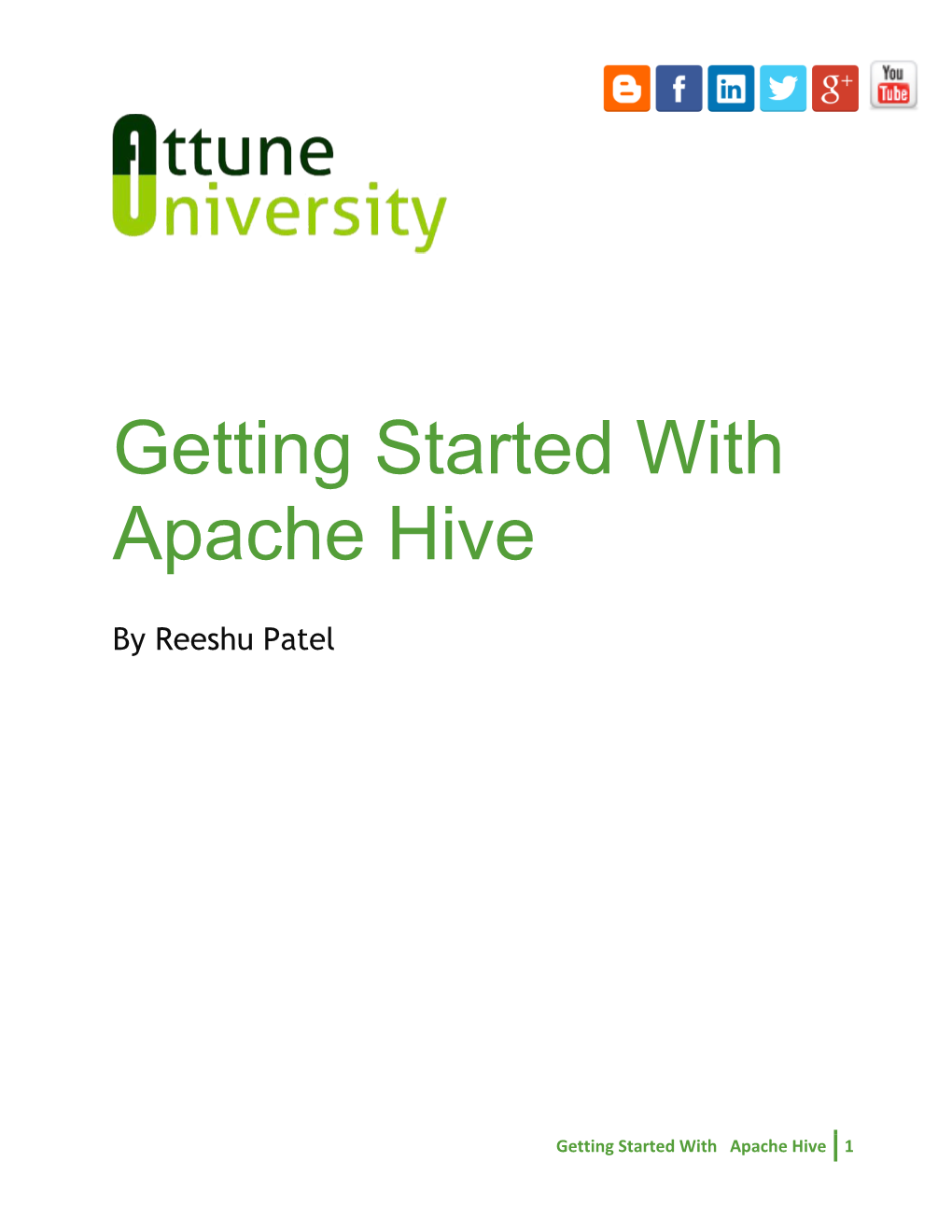Getting Started with Apache Hive