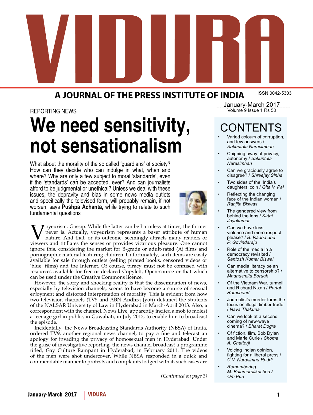 We Need Sensitivity, Not Sensationalism