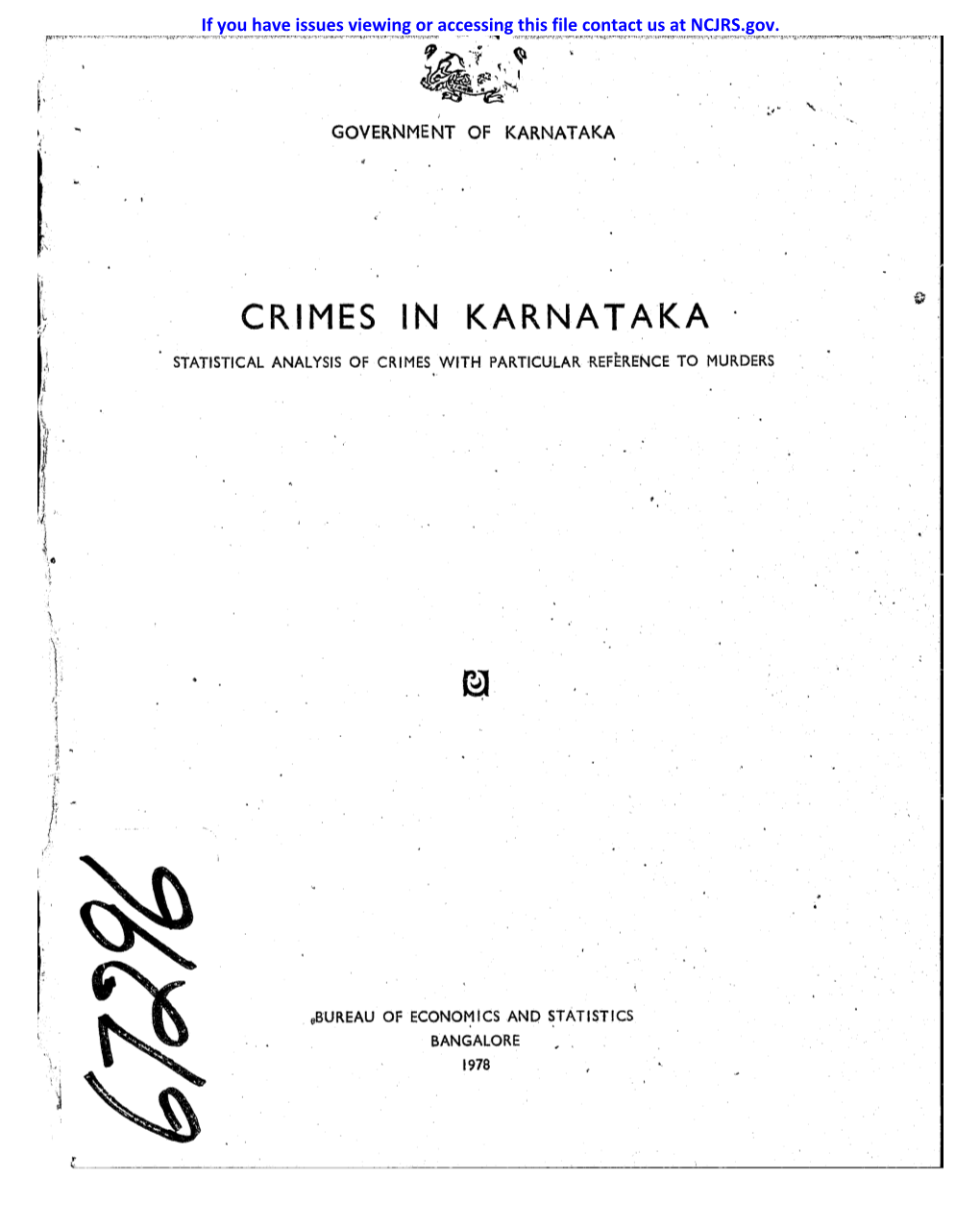 Crimes in Karnataka