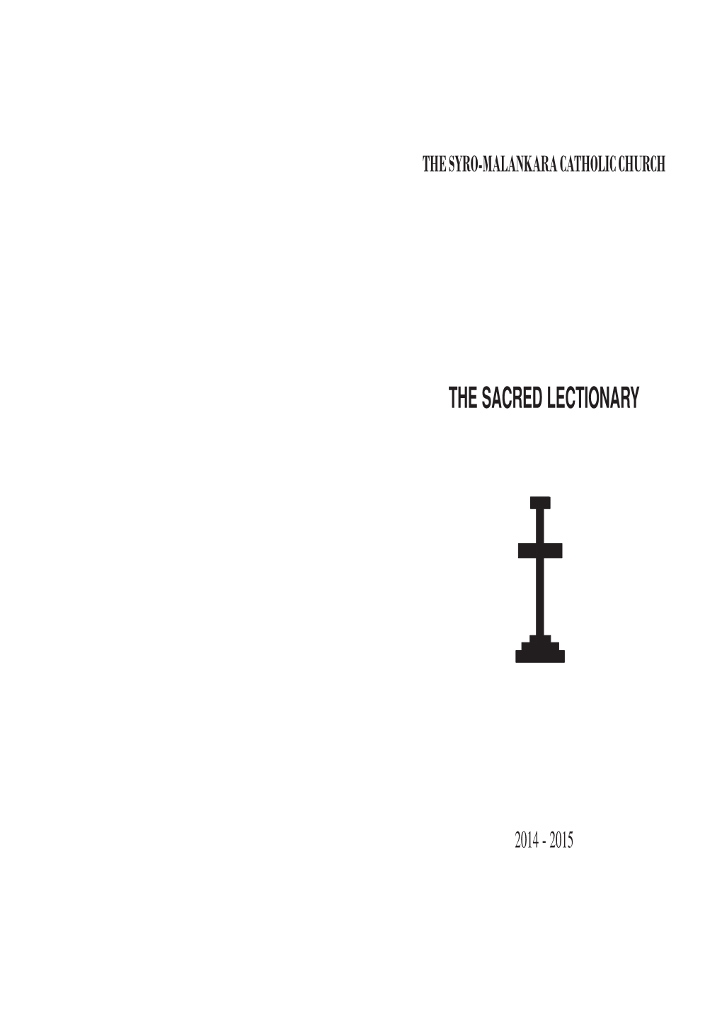 The Sacred Lectionary 2014-15