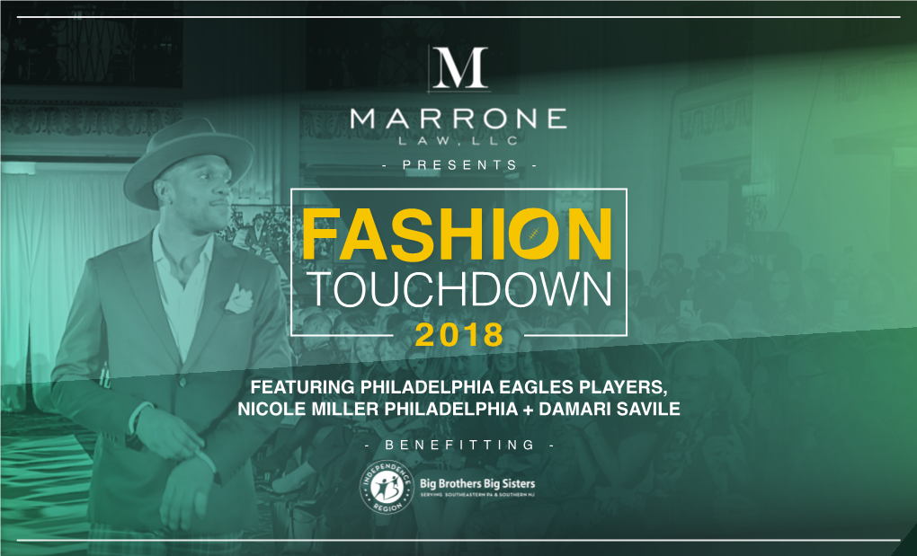 Featuring Philadelphia Eagles Players, Nicole Miller Philadelphia + Damari Savile