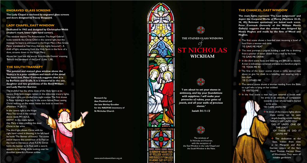 The Stained Glass Leaflet