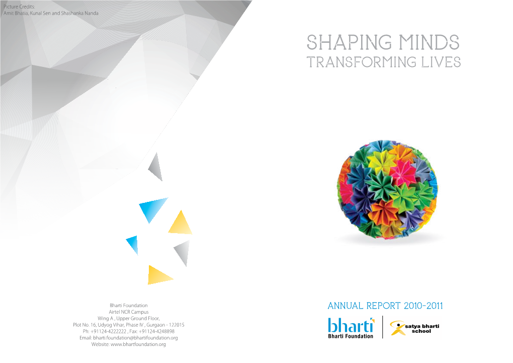 Shaping Minds Transforming Lives