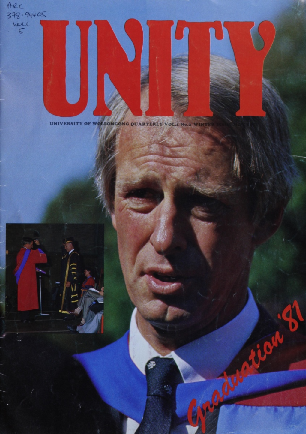 Unity: University of Wollongong Quarterly Winter 1981