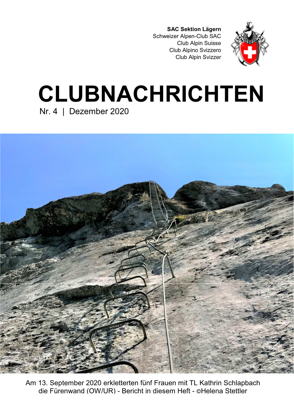 Clubnachrichten Nr. 4 Dezember 2020