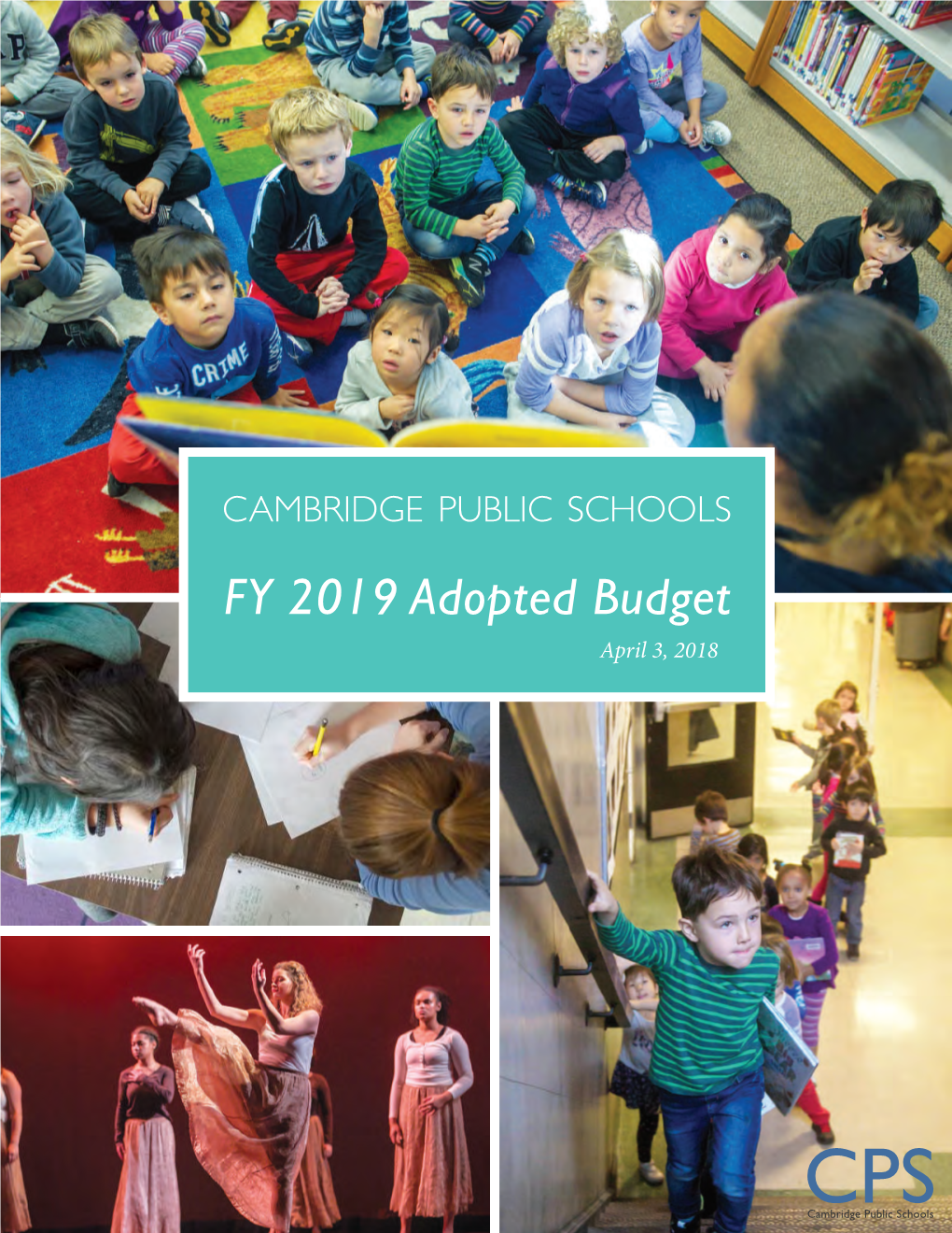 FY 2019 Adopted Budget April 3, 2018