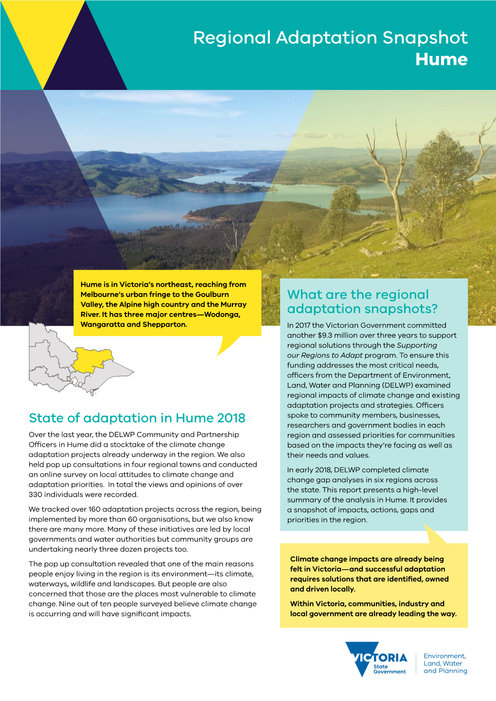 Regional Adaptation Snapshot Hume