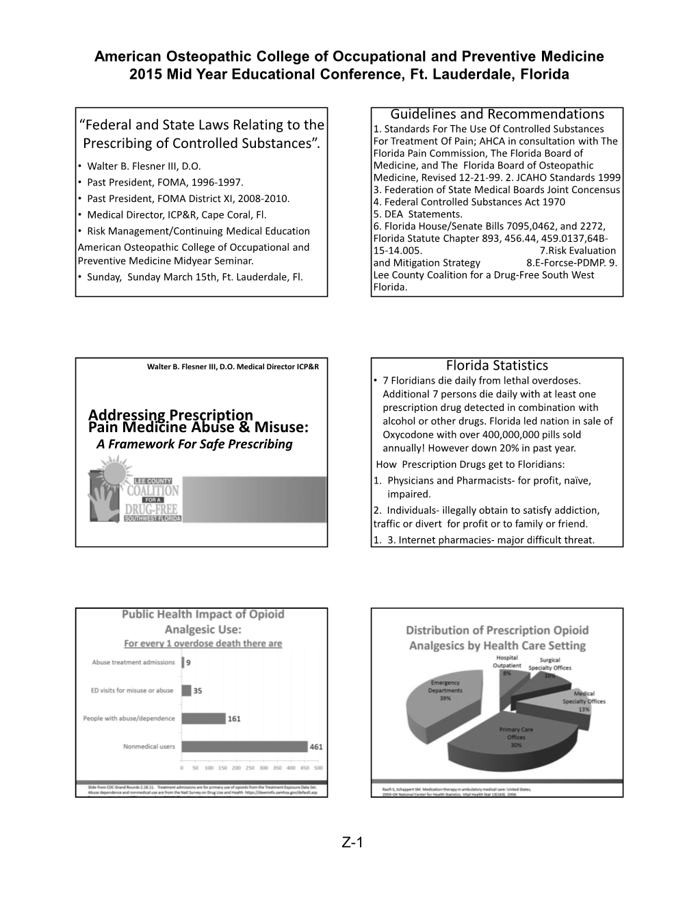 Addressing Prescription Pain Medicine Abuse & Misuse