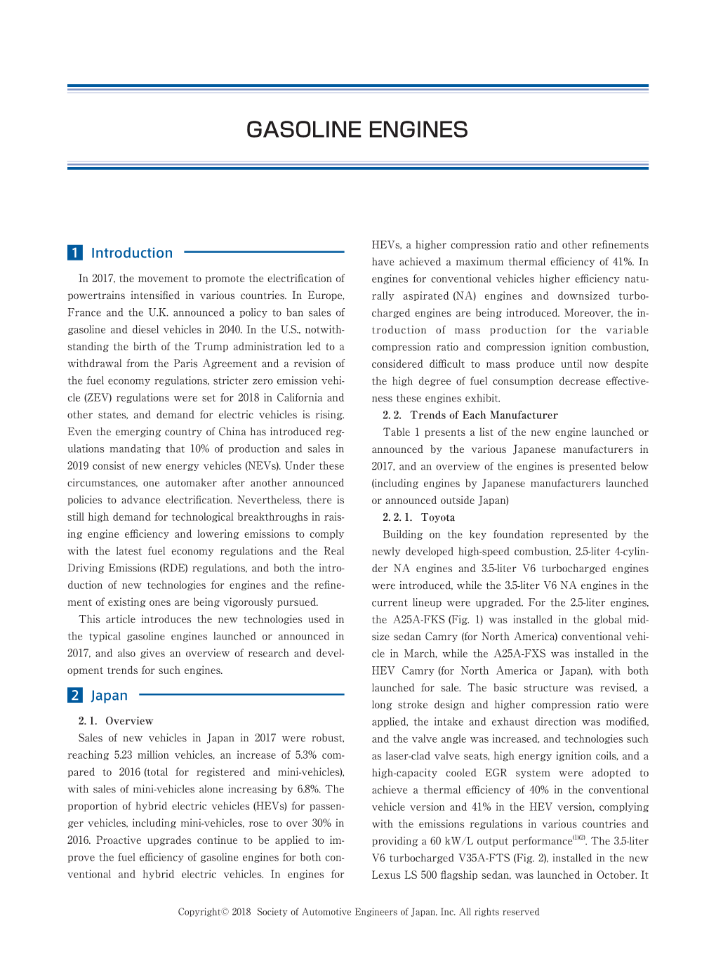 Gasoline Engines