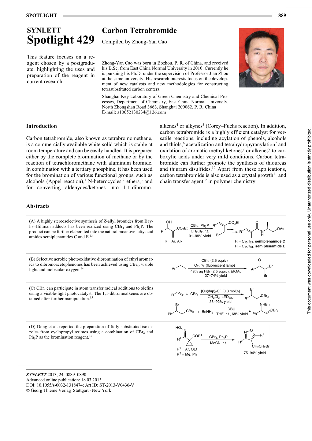 Carbon Tetrabromide