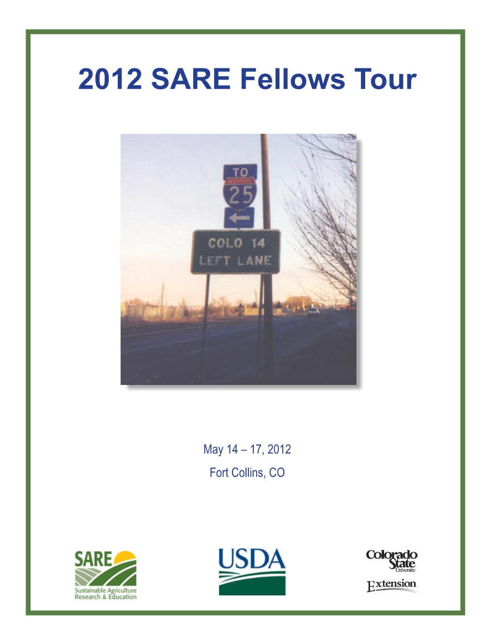 2012 SARE Fellows Tour