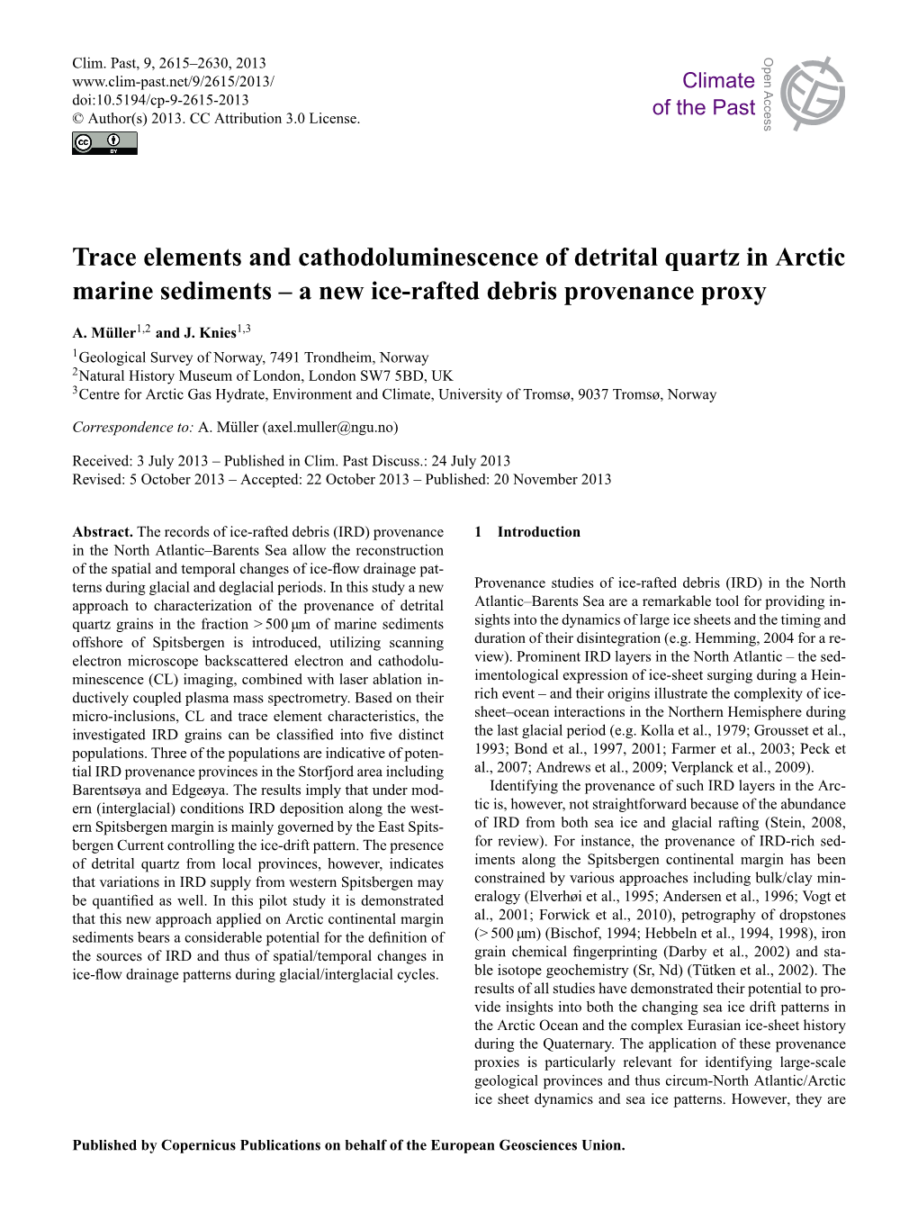 A New Ice-Rafted Debris Provenance Proxy