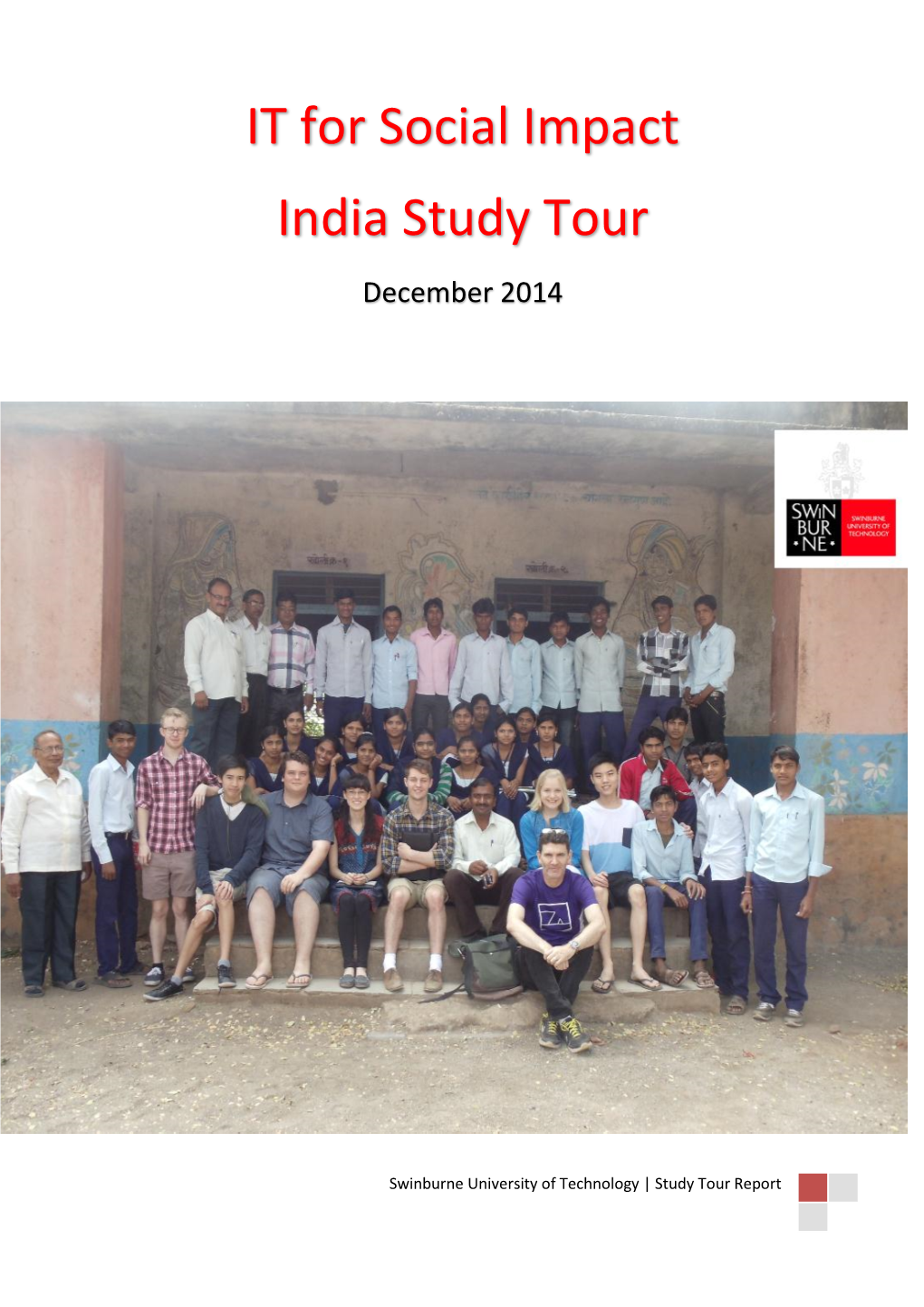 IT for Social Impact India Study Tour December 2014