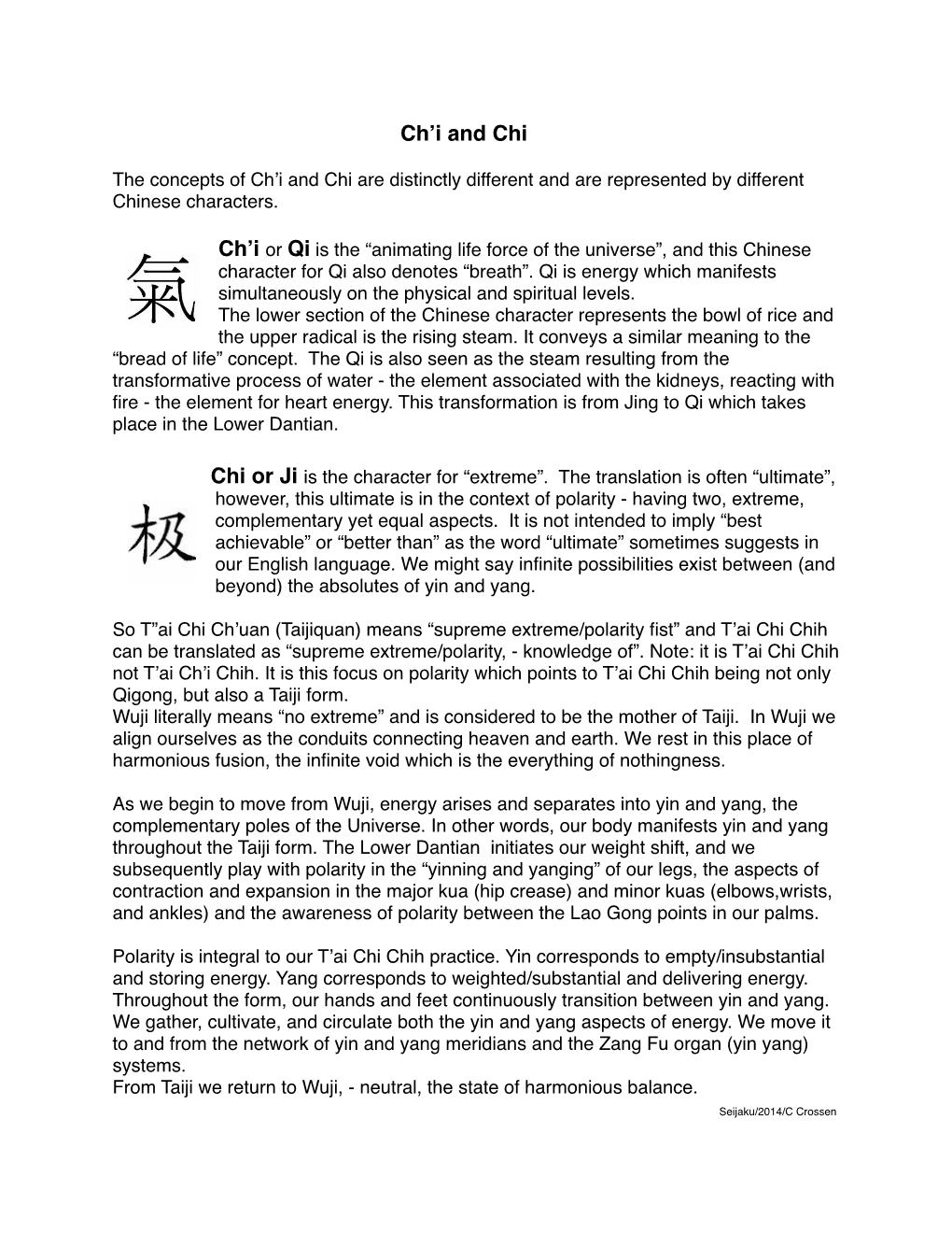 Ch'i and Chi Handout2.Pages