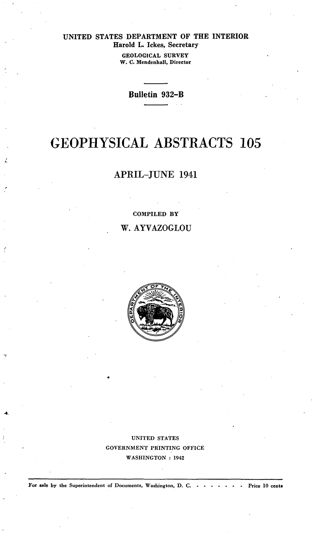 Geophysical Abstracts 105