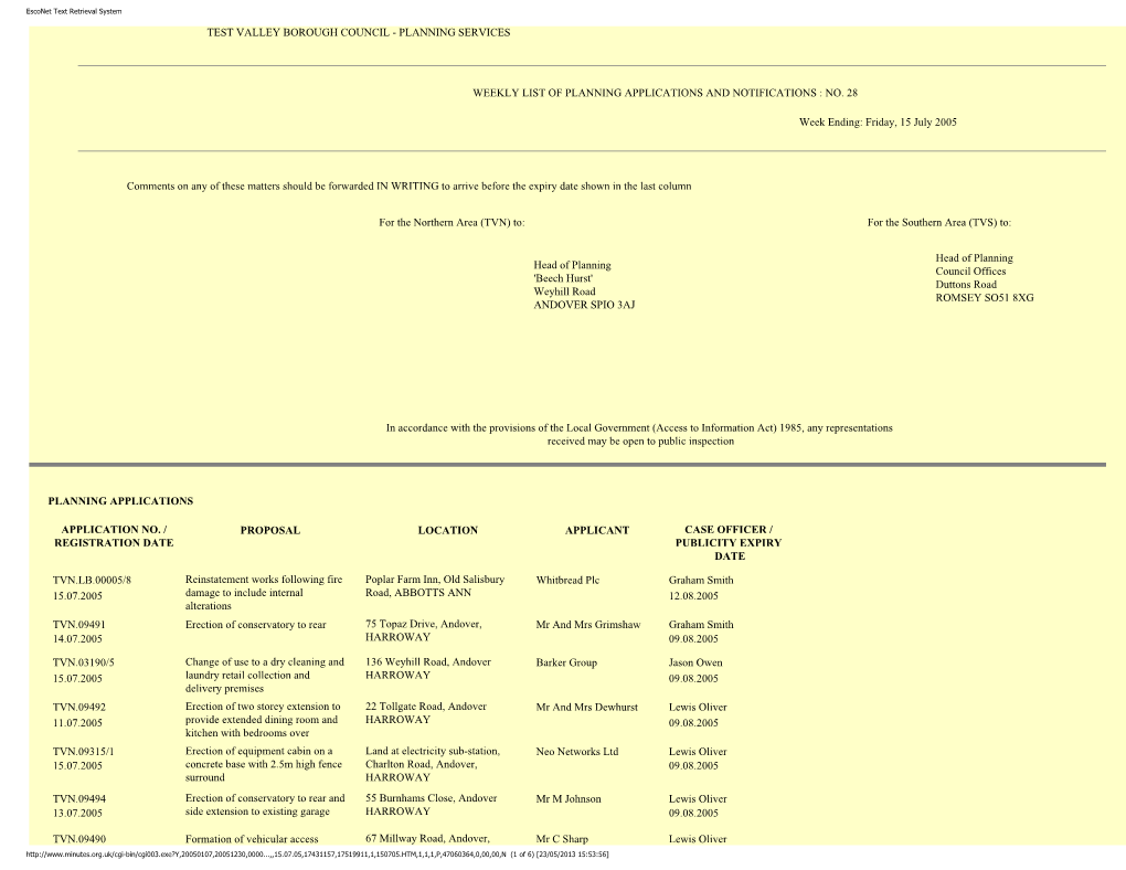 Esconet Text Retrieval System