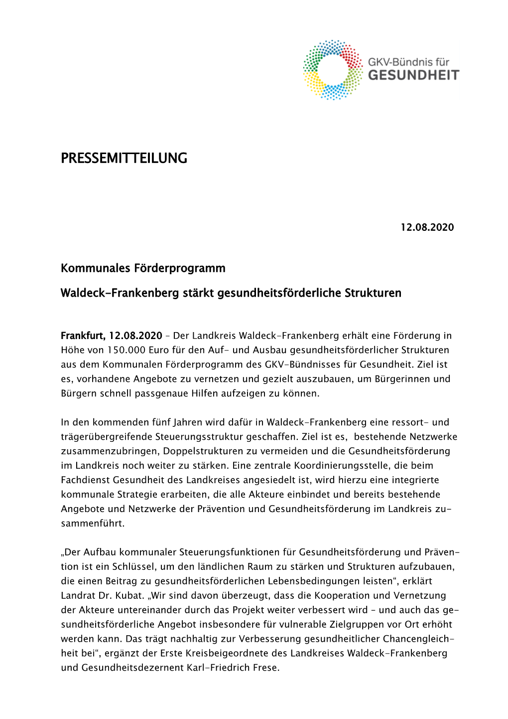 Pressemitteilung