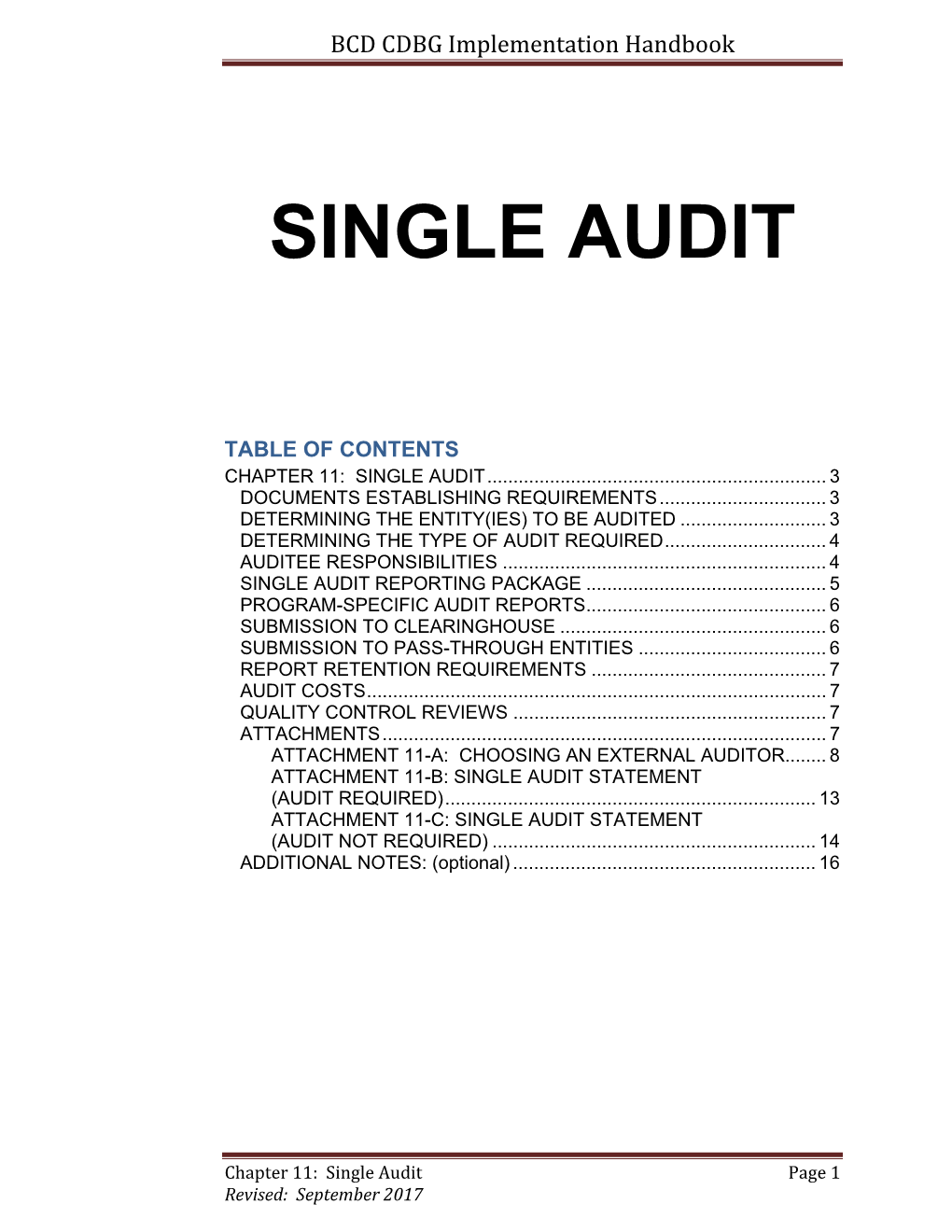 Single Audit