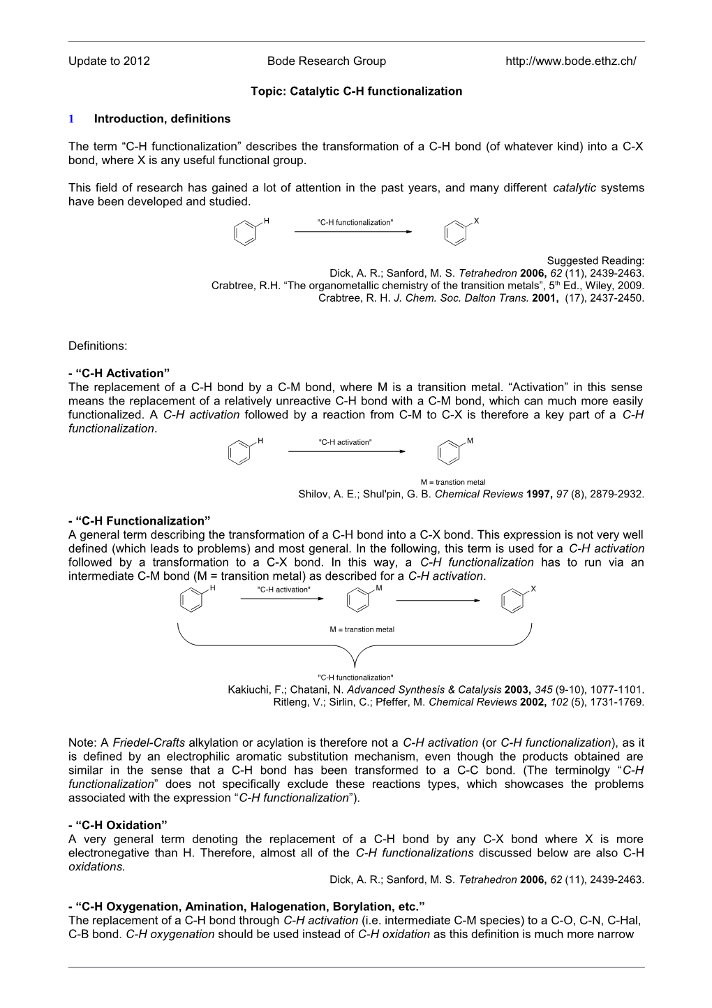 Lecture 1: Key Concepts in Stereoselective Synthesis