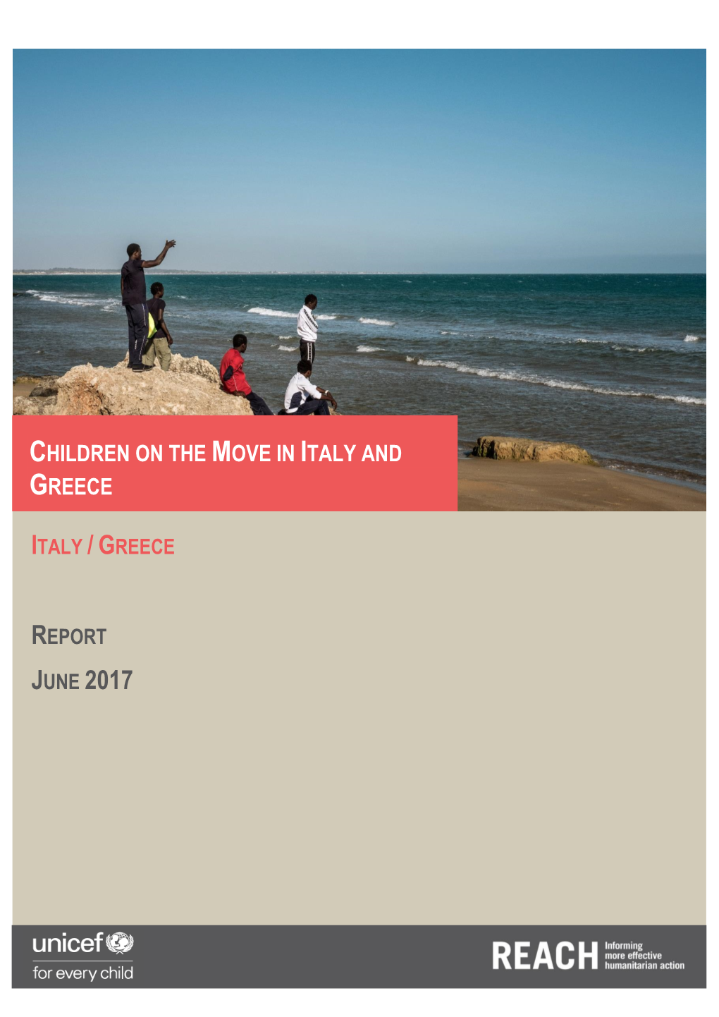 Children on the Move in Italy and Greece