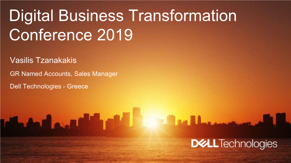 Digital Business Transformation Conference 2019