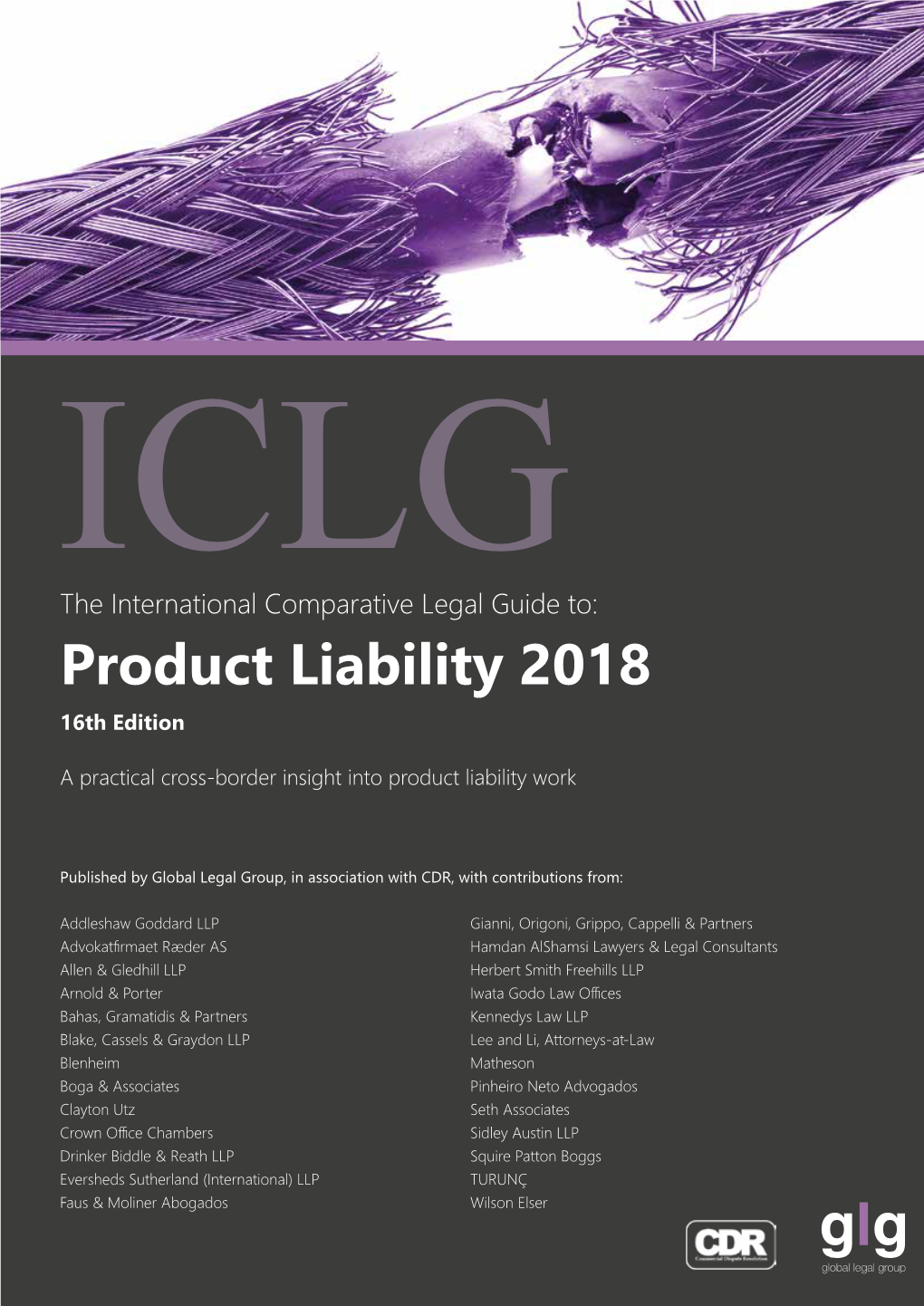 Product Liability 2018 16Th Edition
