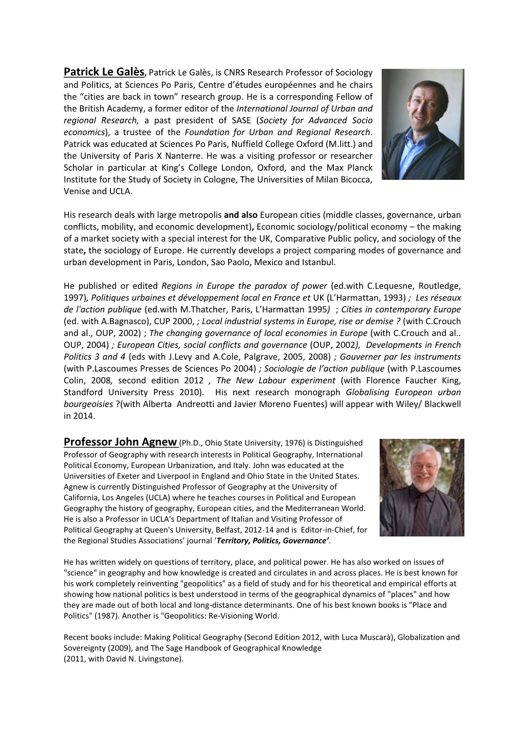 Plenary Speakers Bio.Pdf