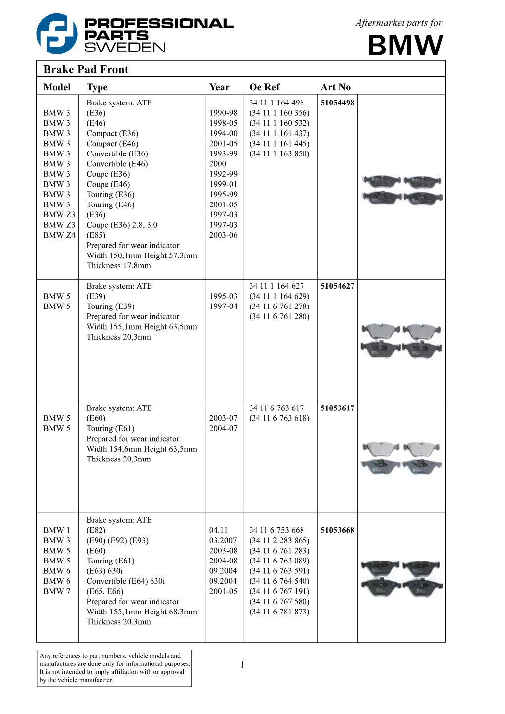 Brake Pad Front