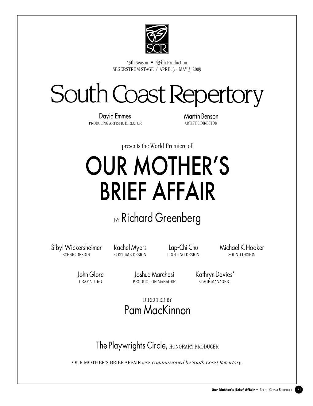 Our Mother's Brief Affair