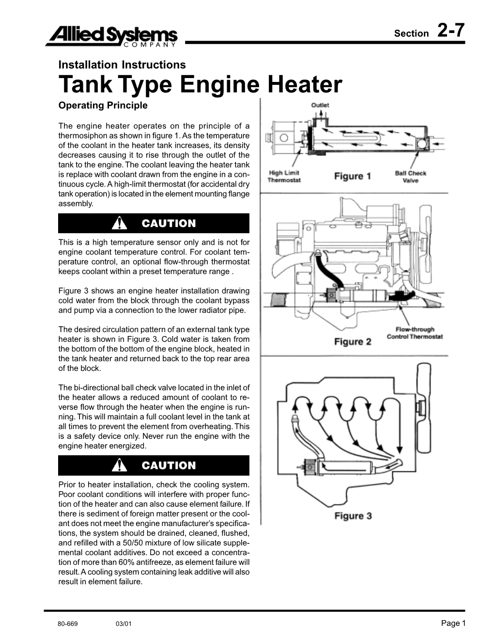 Tank Type Engine Heater Operating Principle