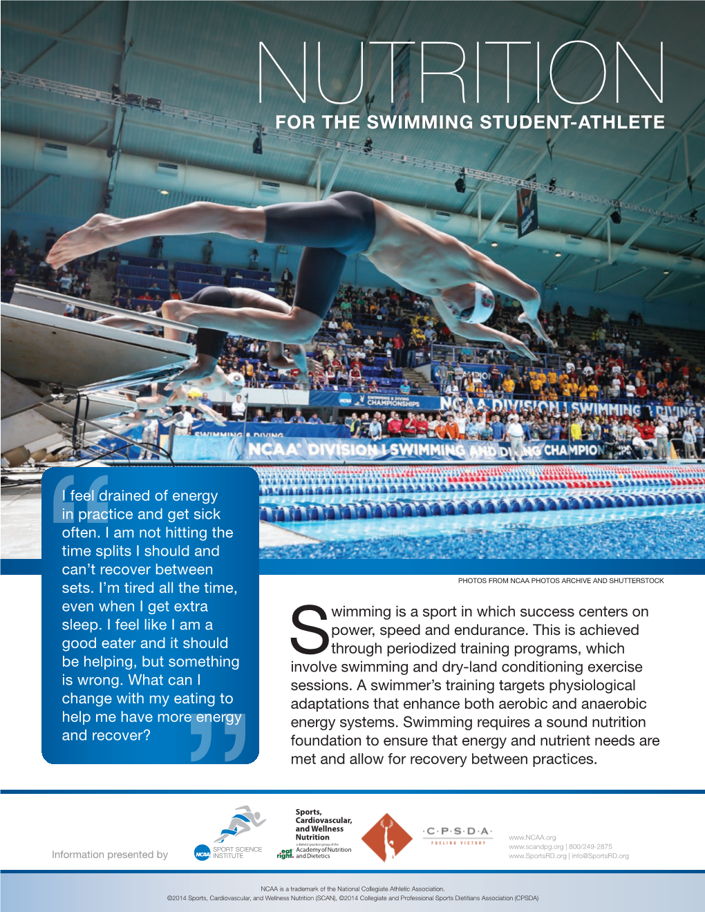 Nutrition for the Swimming Student-Athlete