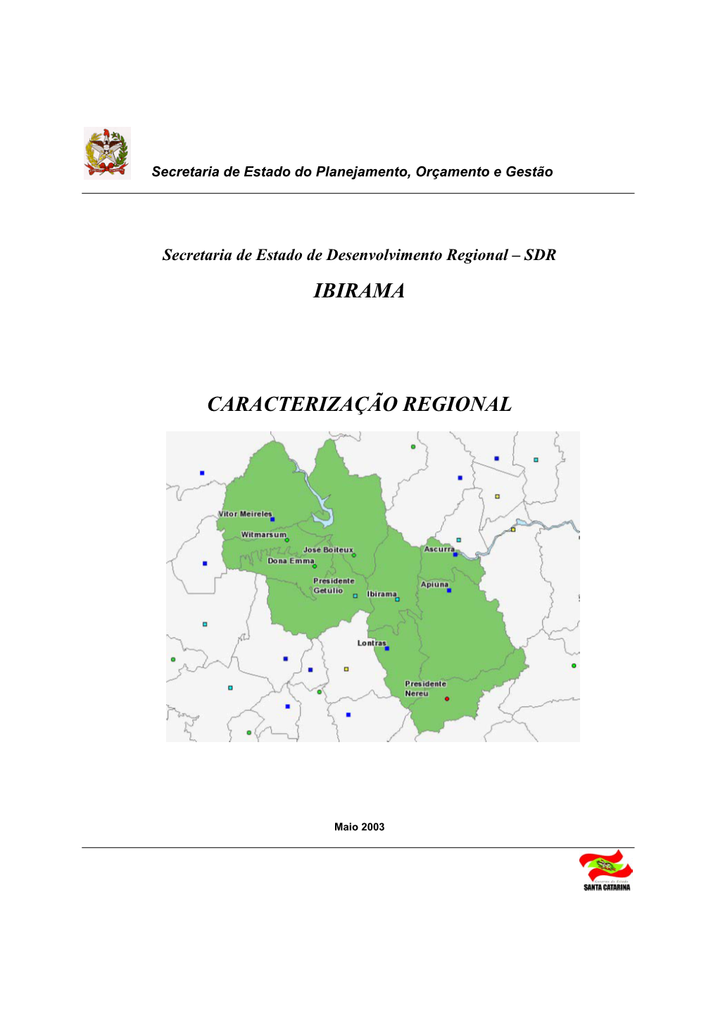 Ibirama Caracterização Regional