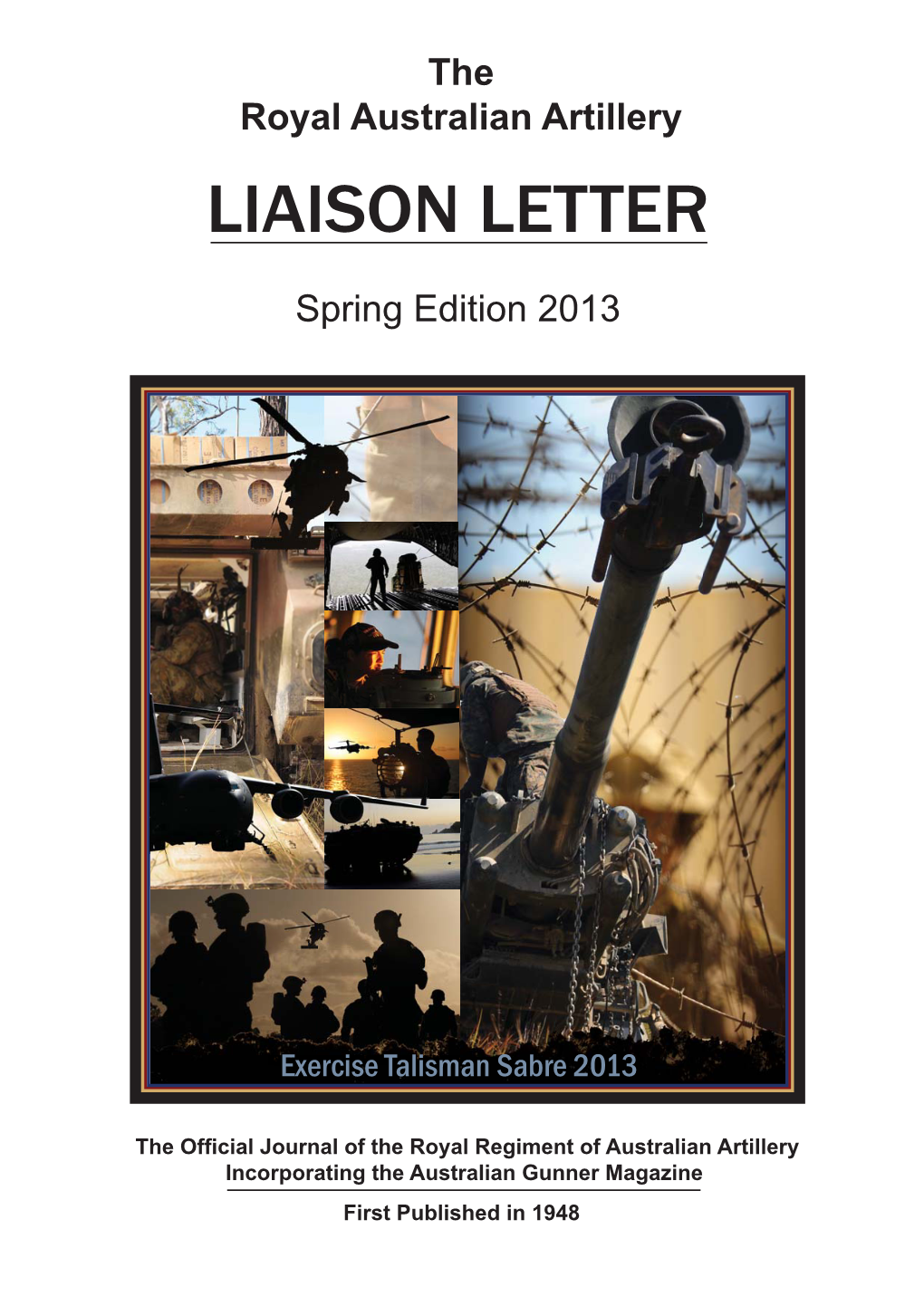 RAA Liaison Letter Spring 2013