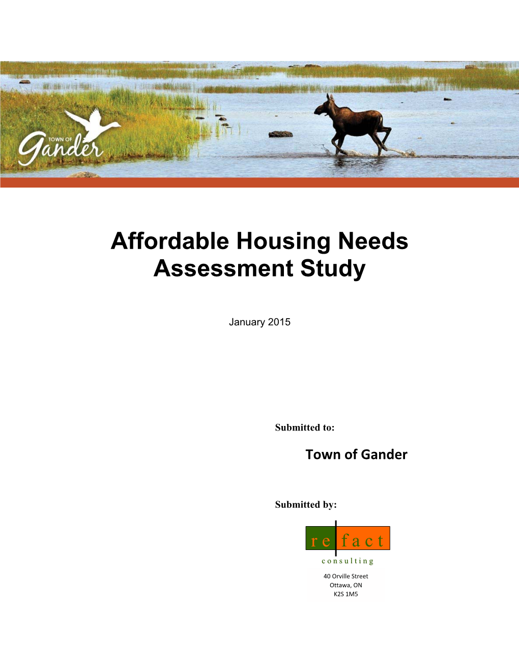 Affordable Housing Needs Assessment Study