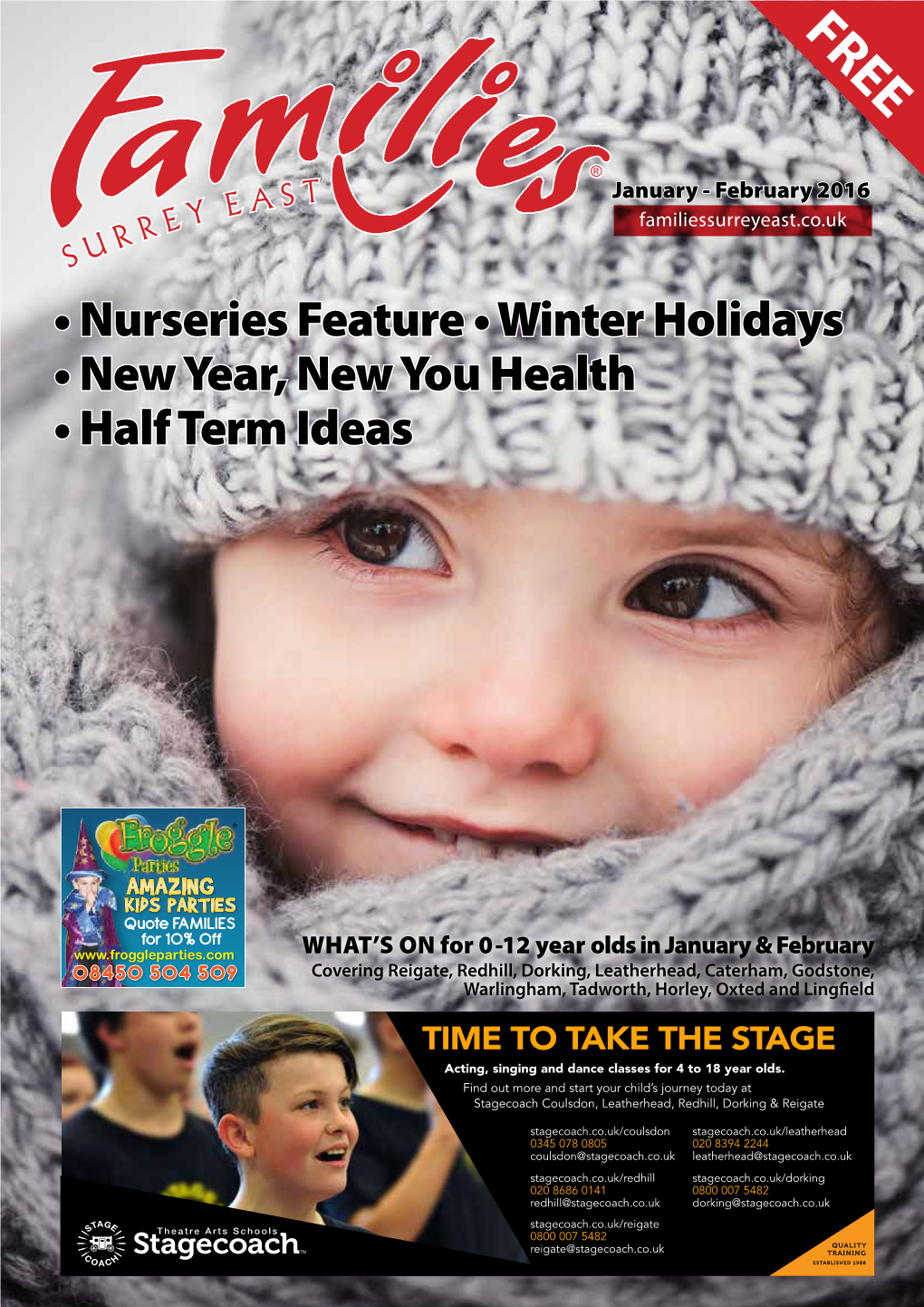 Nurseries Feature • Winter Holidays • New Year, New You Health • Half Term Ideas