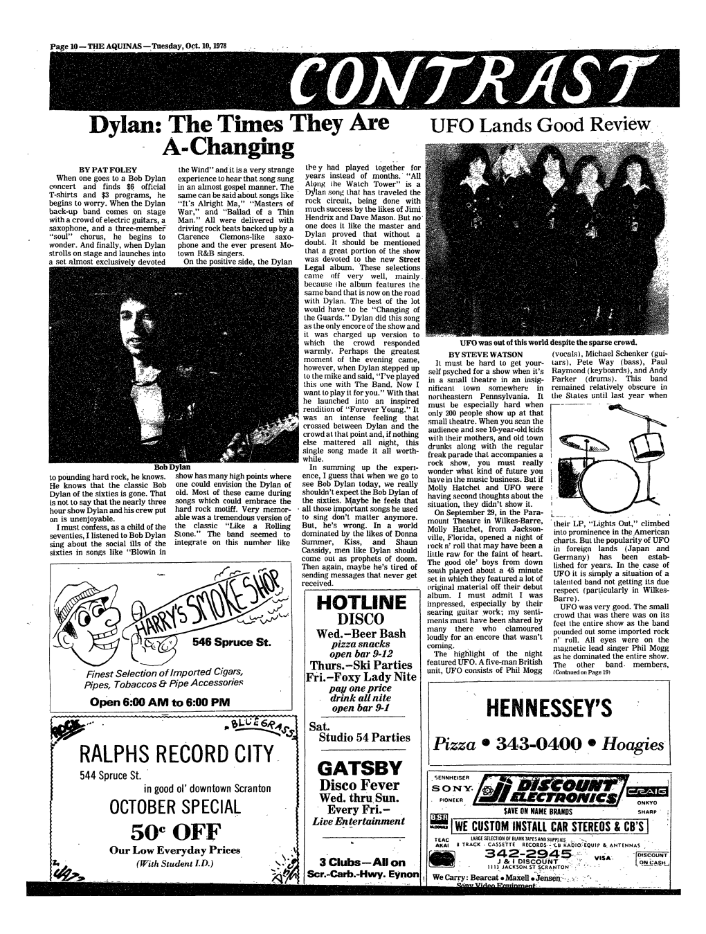 Dylan: the Times They Are UFO Lands Good Review - A-Changing