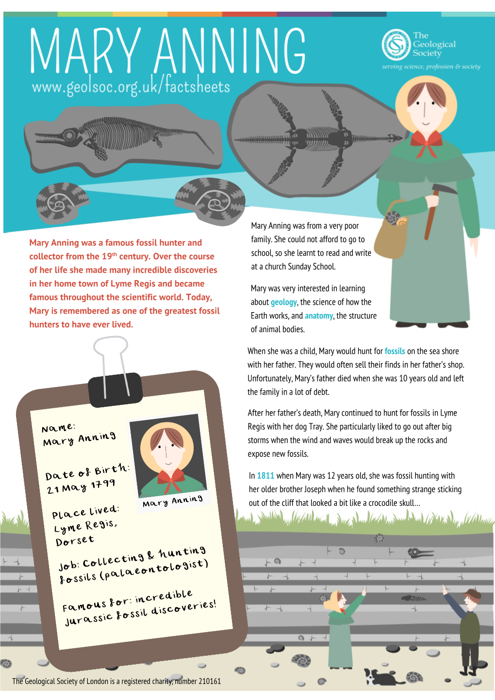 Mary Anning Was a Famous Fossil Hunter and Collector from the 19Th