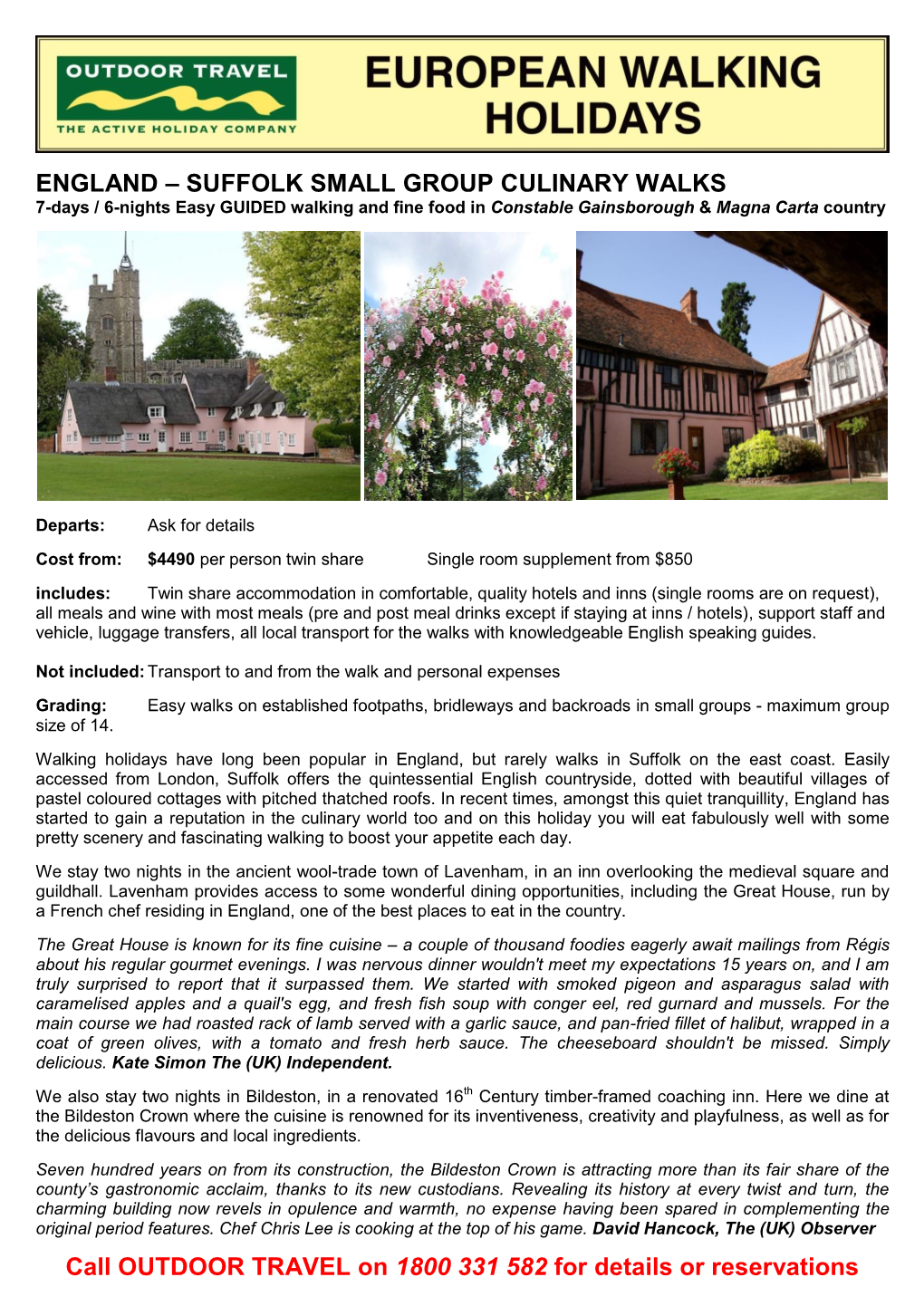 Suffolk Quality Guided Walk