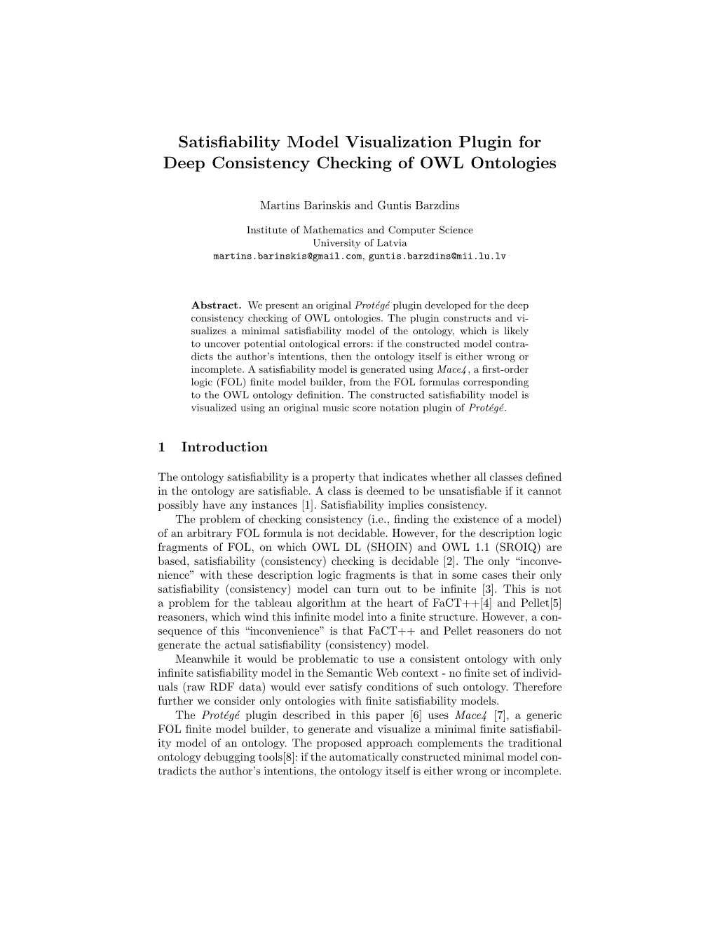 Satisfiability Model Visualization Plugin for Deep Consistency