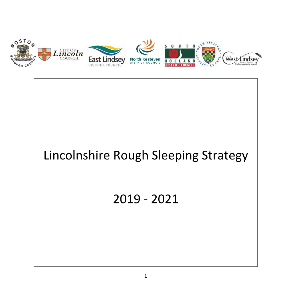 Lincolnshire Rough Sleeping Strategy 2019-2021