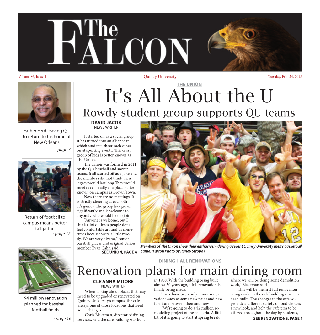 The Falcon Volume 86, Issue 4 Feb. 24, 2015