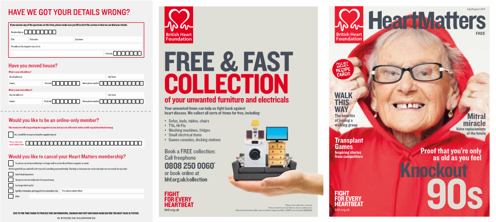 0808 250 0060* of Your Unwanted Furniture and Electricals