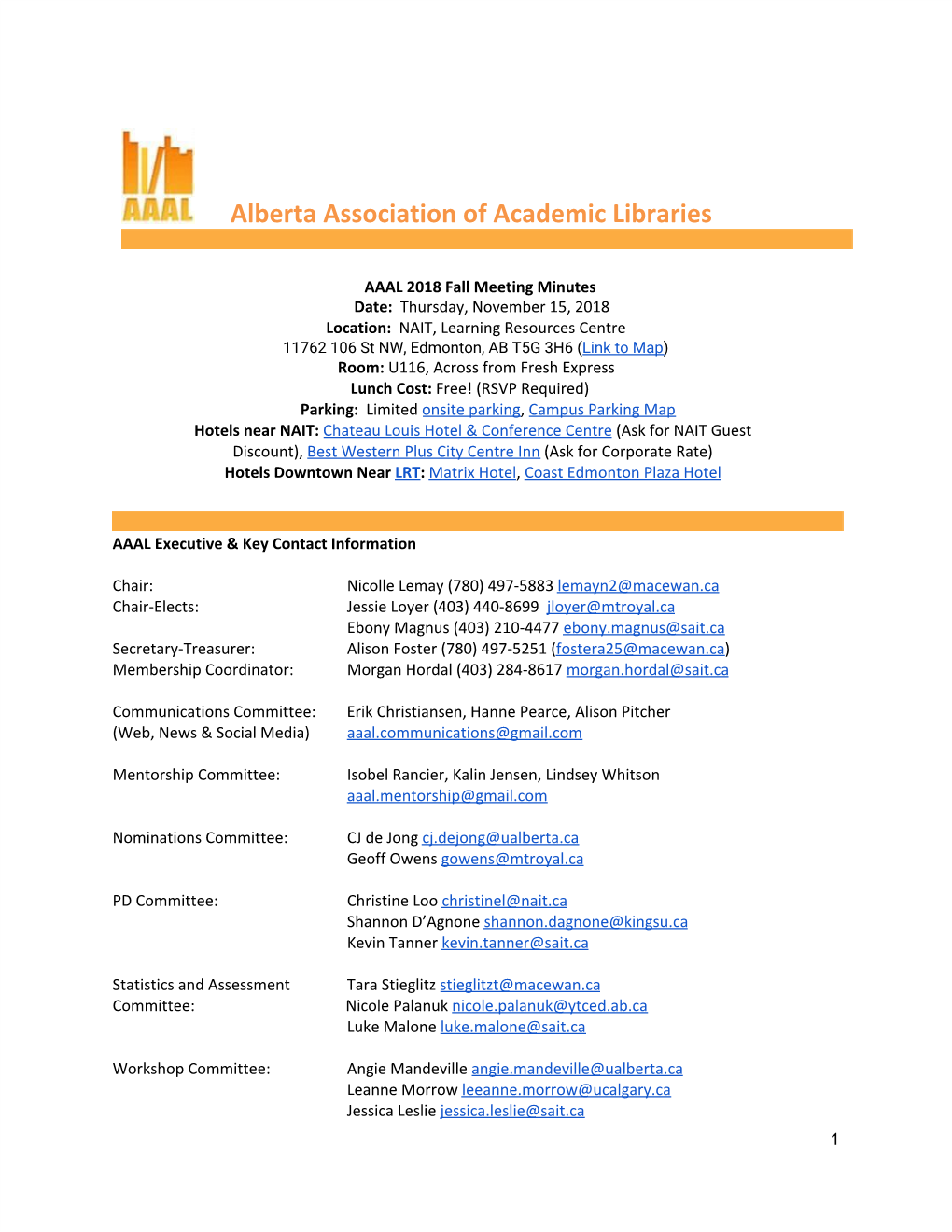 Alberta Association of Academic Libraries