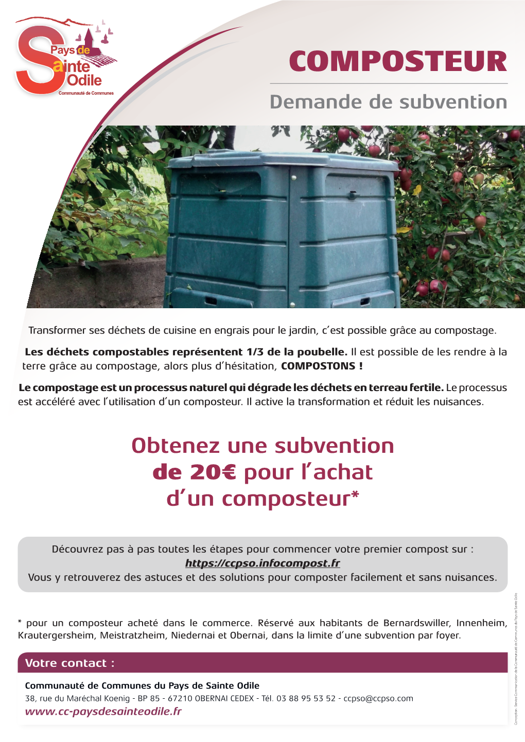 Demande De Subvention Composteur