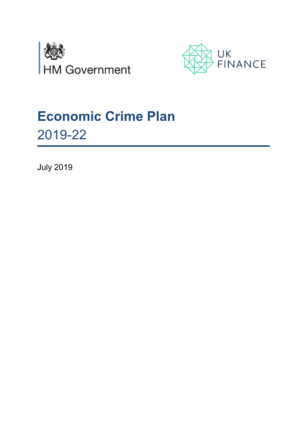 Economic Crime Plan 2019-22