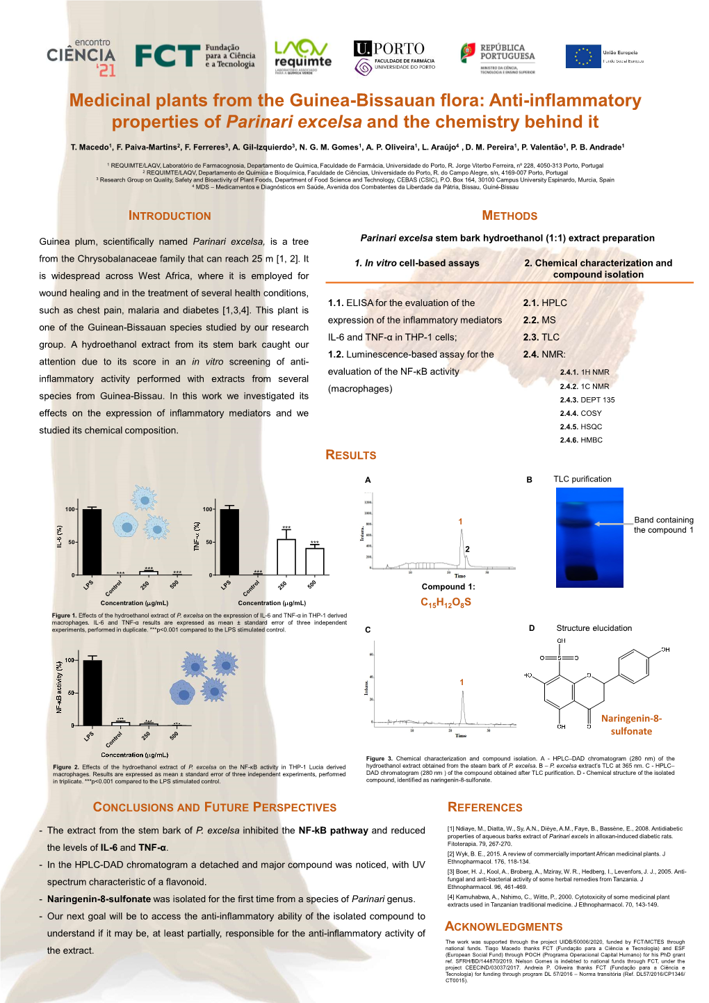 Medicinal Plants from the Guinea-Bissauan Flora: Anti-Inflammatory Properties of Parinari Excelsa and the Chemistry Behind It